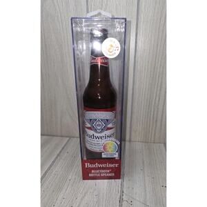 Limited Edition Budweiser BLUETOOTH BOTTLE SPEAKER Color Changing LED Lights New
